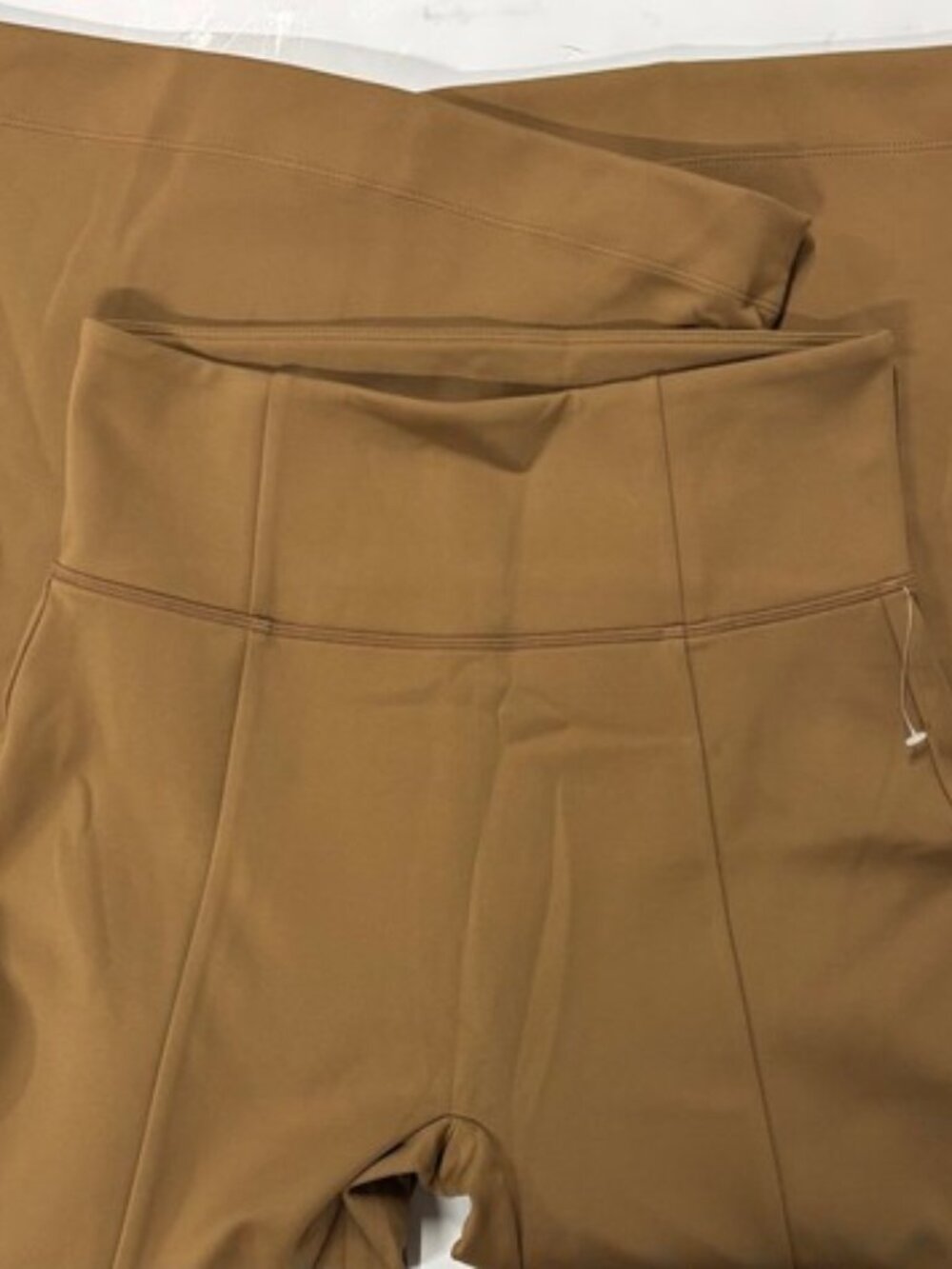 NWOT Girlfriend Collective M Medium Flare Legging Brown Tan Biege Bell Bottoms